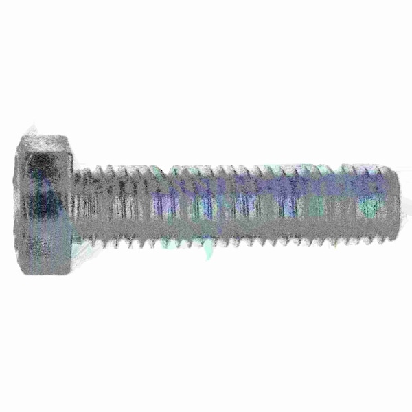 Midwest Fastener Grade 5, 5/8"-11 Hex Head Cap Screw, Zinc Plated Steel, 2-1/2 in L, 2 PK 934041 - main